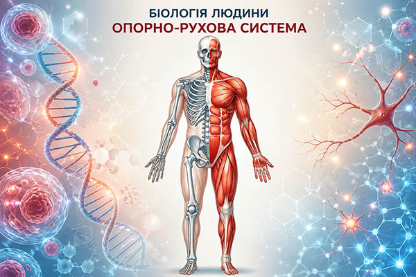 Біологія людини. Опорно-рухова система