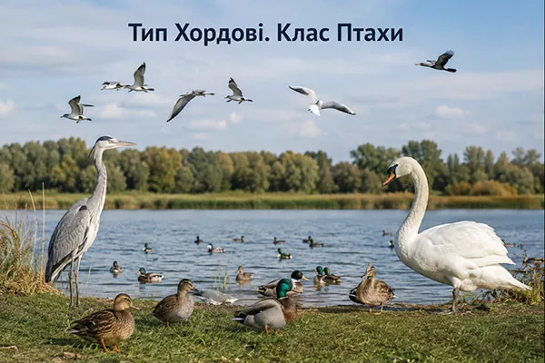 Тип Хордові. Клас Птахи