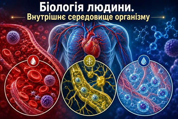 Біологія людини. Внутрішнє середовище організму