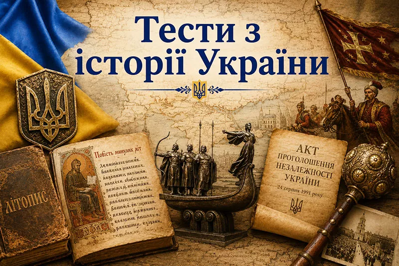 Тести з історії України