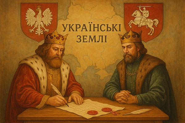 Тест "Українські землі в складі Польщі та Литви"