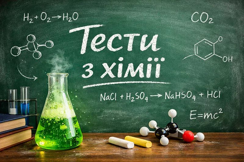 Тести з хімії