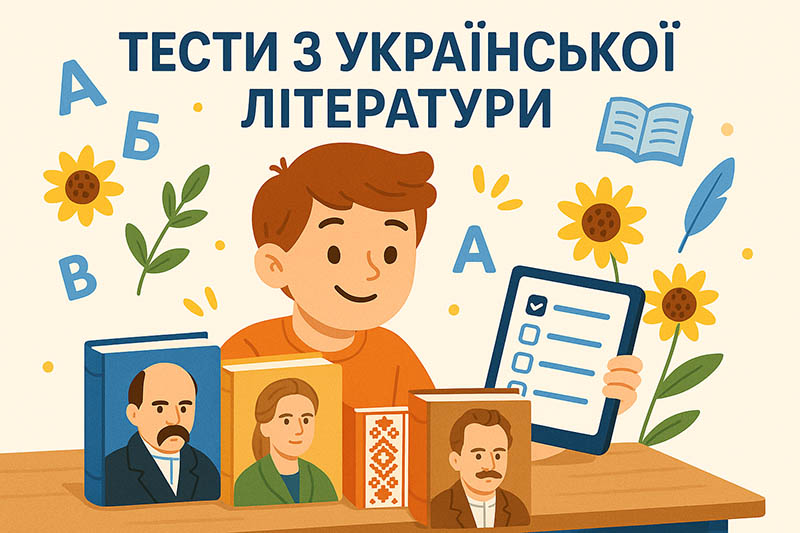 Тести з української літератури