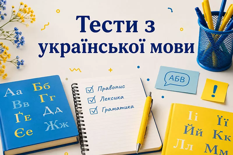 Тести з української мови
